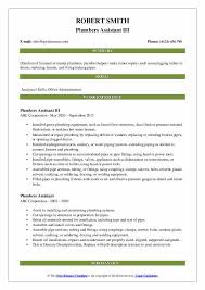 One recruiting tactic that works especially well is offering a concrete opportunity of growth in your company, through a commitment to teaching and advising them in a specific area. Plumbers Assistant Resume Samples Qwikresume