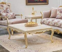 Luxury white and gold living room. Casa Padrino Luxury Baroque Coffee Table White Gold 121 X 81 X H 44 Cm Noble Solid Wood Living Room Table In Baroque Style Baroque Living Room Furniture