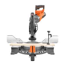 Press the miter detent bypass . 15 Amp Corded 12 In Dual Bevel Sliding Miter Saw With 70 Miter Capacity And Led Cut Line Indicator Ridgid Tools