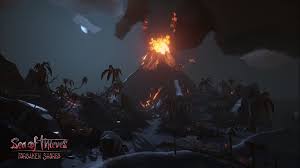 Sea Of Thieves Forsaken Shores Will Have Volcanoes Rowboats Cargo Runs And More Neowin Sea Of Thieves Row Boat Sea