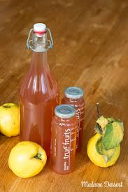 Quittensirup Mit Bourbon Vanille Madame Dessert Quitten Rezepte Quitten Mispel Rezept