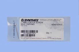 Synthes Screws 202 808 2 7mm Synthes 2 7mm Cortex Screw