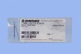 synthes screws 202 808 2 7mm synthes 2 7mm cortex screw