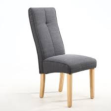 Upholstered Dining Chair In Linen Effect Each Chair Has A Sprung And Belted Seat Area For Additional Comfort And To Reta Chair Dining Chairs Buy Dining Chairs