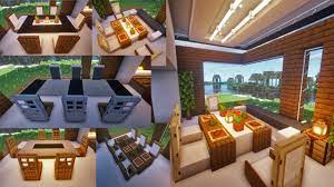 Discover awesome ideas for minecraft dining and living room furniture options including a photo gallery. Minecraft 5 Modern Dining Room Design Dining Table Design Youtube