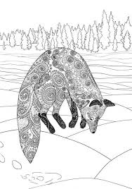 Select one of 1000 printable coloring pages of the category adult. Get This Fox Coloring Pages For Adults Printable 9ch4n