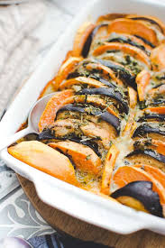 Gratin De Patate Douce Aubergine Et Gorgonzola Recette Vegetarienne Recette Gratin Patate Douce Gratin De Patate Recette Patate Douce