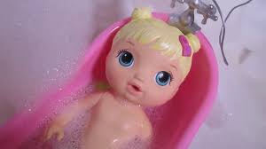 Baby alive bath time with all about baby bathtub play set and toy review, by toysreviewtoys in collaboration with disneycartoys. Baby Alive Bailey Takes A Bath In Our Generation Bathtub Youtube