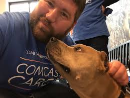 Incredible day with 40 Comcast Cares folks who rocked our West Chester  Campus this past weekend! They completed many much needed projects and sure  made our animals feel special. Thank you to