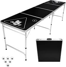 On the outside of the triangle will be a marked area for the dip cup on each side of the table. Amazon Com Gopong 8 Foot Portable Folding Beer Pong Flip Cup Table 6 Balls Included Sports Outdoors
