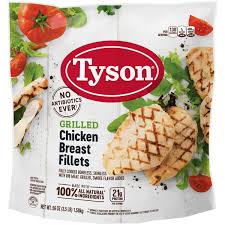 Maybe you would like to learn more about one of these? Tyson Fully Cooked Boneless Skinless Grilled Chicken Breast Fillets With Rib Me 3 5 Lb Instacart