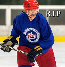 Mark Sertich, the Guinness World Records' oldest hockey player, died Monday  from complications of a stroke at the age of 99. . Sertich, who was still  skating up until his 99th birthday