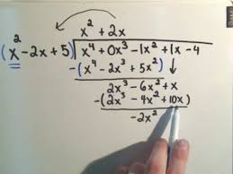 Think back to when you did long division with plain numbers. Long Division Of Polynomials A Slightly Harder Example Youtube
