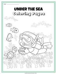 All 25 sea creatures have a full background to color and are available for individual free download so you can snag exactly the animals your child wants pages include favorites like clownfish, sharks, dolphins, sea turtles, and more. Sea Animal Worksheets And Coloring Pages Hawaii Travel With Kids