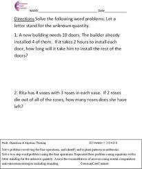 You can get your free printable at the bottom of the post by clicking on the large blue button. 3 Oa D 8 Two Step Word Problems Third Grade Common Core Math Worksheets 3 Oa 8