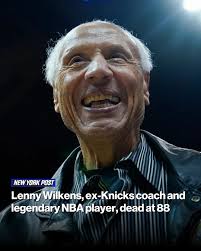 Lenny Wilkens, the Hall of Fame coach and player who once manned the  sidelines for the Knicks, died Sunday.