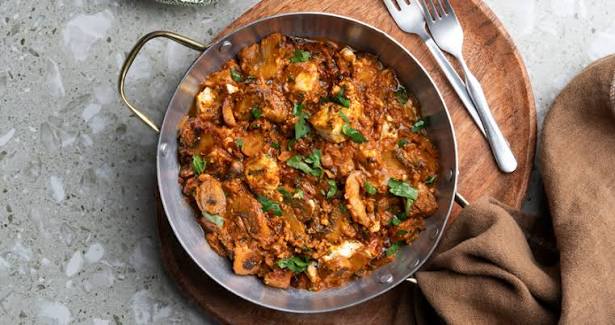 Mushroom Saganaki
