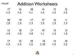 Help them meet their learning targets today! Addition Worksheets For Grade 1 Activity Shelter