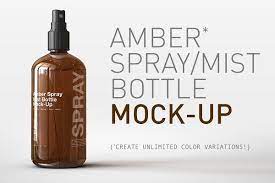 Download Amber Spray Mist Bottle Mock Up Psd Mockup Free Mockups Psd Bottle Mocking Spray