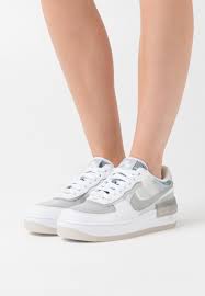 Nike Sportswear Air Force 1 Shadow Trainers White Particle Grey Grey Fog Photon Dust Black White Zalando Ie
