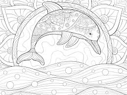 Realistic picture of a dolphin for coloring. Free Dolphin Coloring Pages For Download Pdf Verbnow