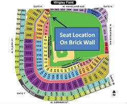 3 Box Seats On Wall Tickets For Chicago Cubs Vs Colorado