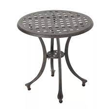 Lola 19 Cast Aluminum Side Table Bronze Christopher Knight Home Cast Aluminum Patio Furniture Aluminum Patio Furniture Patio Side Table