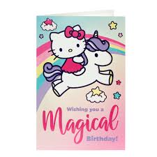 For anything and everything hello kitty! Buy Hello Kitty Birthday Card Magical For Gbp 0 99 Card Factory Uk