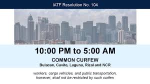 A bubble refers to an isolated area or clusters of areas in which entry and exit are both prohibited. List Common Curfew Travel Restrictions Other Stricter Measures To Be Imposed As Ncr Bulacan Cavite Laguna Rizal Are Placed Under Gcq Onenews Ph