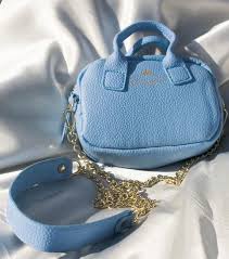 Baby Blue Mini Bag Purse Light Blue Purse With Detachable Etsy Baby Blue Aesthetic Light Blue Aesthetic Blue Aesthetic
