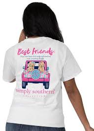 Simply Southern Best Friends T Shirt Preppy Tee For Women In