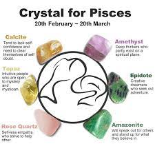 Pisces is the twelfth sign of the zodiac. 6 Pcs Crystal Healing Stones For Pisces Birthstones Crystal Set Wish