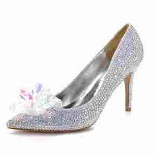 شراء عصري وأنيق حذاء الزفاف الكريستال الأبيض عبر الإنترنت - Alibaba.com