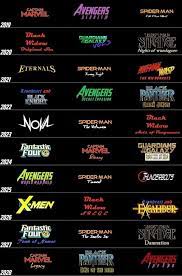 Es El Futuro Marvel Upcoming Marvel Movies Marvel Movies Marvel Movies List
