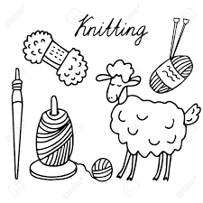 Jun 30, 2021 · okay, i'm joining in those wondering about stretching and holes in the knitting. Cute Sheep And Knitting Equipment Knitting Needles Different Sorts Of Yarn Yarn Holder Spindle Hobby Concept Handmade Work Vector Illustration Isolated On White Doodle Sketch Style Outline Royalty Free Cliparts Vectors And Stock