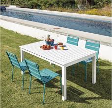 Table De Jardin A Rallonge Extenso En Aluminium Blanche Table De Jardin Maisons Du Monde Iziva Com En 2020 Table De Jardin Jardin Maison Deco Exterieur Maison