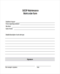 There is also a location for who is being billed for the work. Free 27 Printable Work Order Forms In Pdf Excel Ms Word