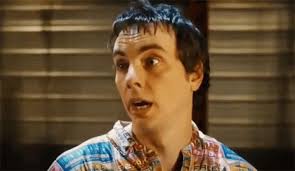 Honest question: Are we devolving? (Still: Dax Shepard in “Idiocracy”. No I  am not suggesting that Dax is an example of devolution. Watch the movie.  Stunning comedic performance.)