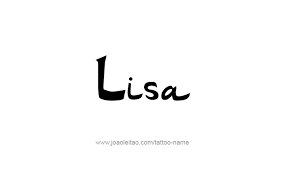 Lisa this art deco themed name graphic includes custom lettering with the name. Lisa Name Tattoo Designs