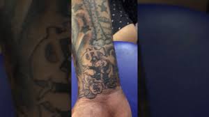 The design has the creative images of the demon with the red eyes and the gritting teeth. Tattoo Tv Monopoly Man Tattoo Youtube