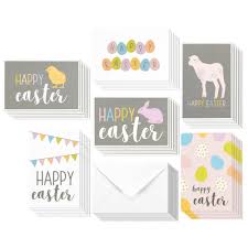 Easter coloring card 5 4 3 2 1. 36 Pack Happy Easter Blank On The Inside Note Cards For Kids Children Easter Bunny Bunnies Easter Egg Easter Rabbit Pastel Color Designs Boxed Greeting Cards Assortment 4 X