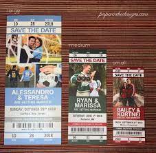 Sport Ticket Wedding Save The Date Or Invitation Sample Etsy Wedding Saving Ticket Wedding Invitations Hockey Wedding