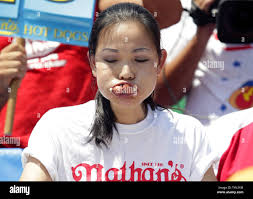 Nathans famous coney island hi-res stock photography and images