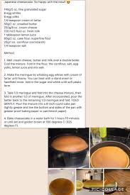 Japanese Cheesecake Thermomix Recipes Japanese Cheesecake Recipes