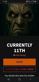 Hello. I made it to Top 5!! I can't believe it. So close to meeting some of  my favorite horror stars. It would mean the world to me if I got your