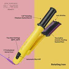 Flower Hair Tools Titanium 1 25 Rotating Styling Iron Walmart Com In 2021 Hair Tools Styling Iron Flowers In Hair