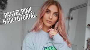 Using a good shampoo will help your color last longer and help maintain the health of your processed hair. Pastel Pink Hair Tutorial Wash In Wash Out Fashion Influx Youtube