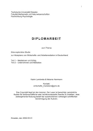Die festlegung interner regeln und richtlinien gehört zum kernelement eines funktionierenden compliance systems. Diplomarbeit Bundesverband Mediation In Wirtschaft Und