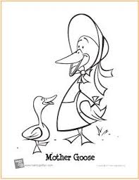 Mother Goose Free Printable Coloring Page Coloring Pages Animal Coloring Pages Free Coloring Pages