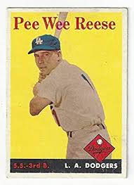 The 1958 topps baseball card set includes 494 standard size cards, which measure 2½ by 3½. Amazon Com Vintage Pee Wee Reese Collectible Baseball Card 1958 Topps Baseball Card 375 Los Angeles Dodgers Free Shipping Collectibles Fine Art